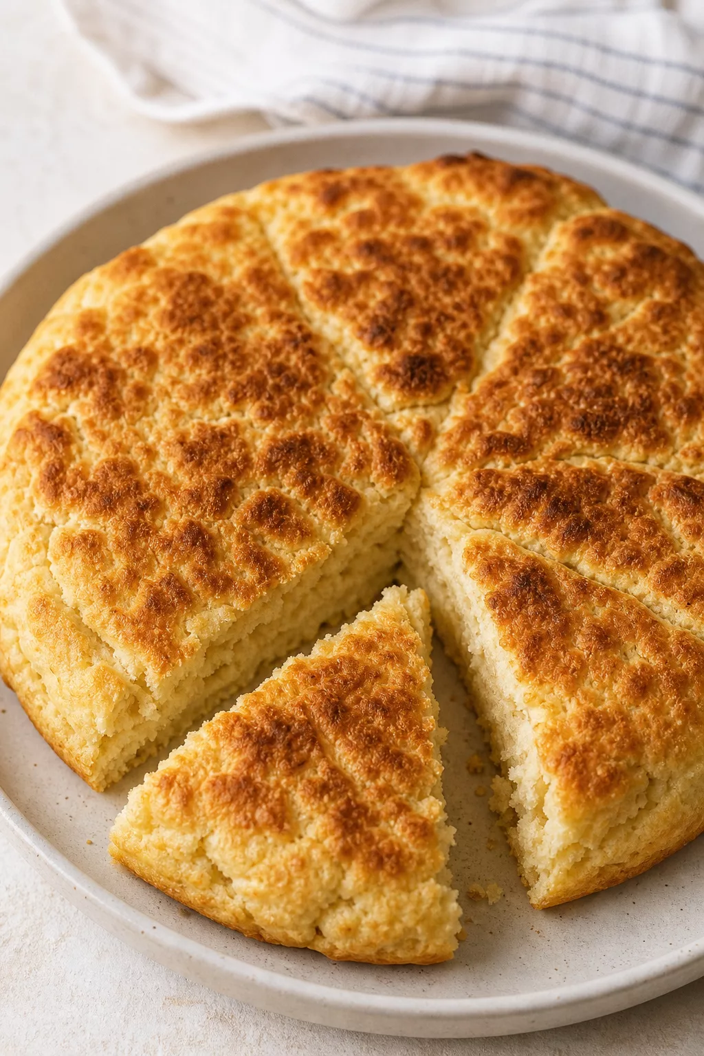 Buttery Homemade Biscuits served in a cozy home kitchen
