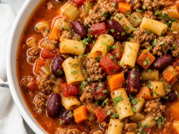 Homemade Pasta e Fagioli – Better Than Olive Garden