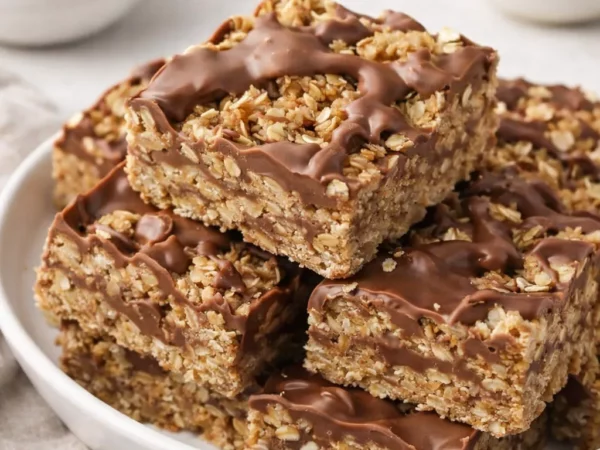 Chocolate Oat Bars – No Baking Required