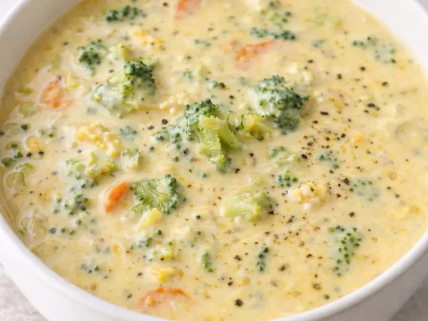 Creamy Broccoli and Cheese Soup