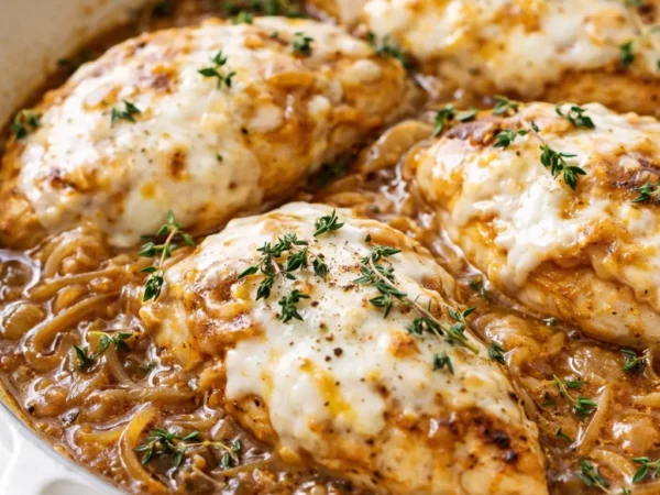 Creamy French Onion Chicken Skillet