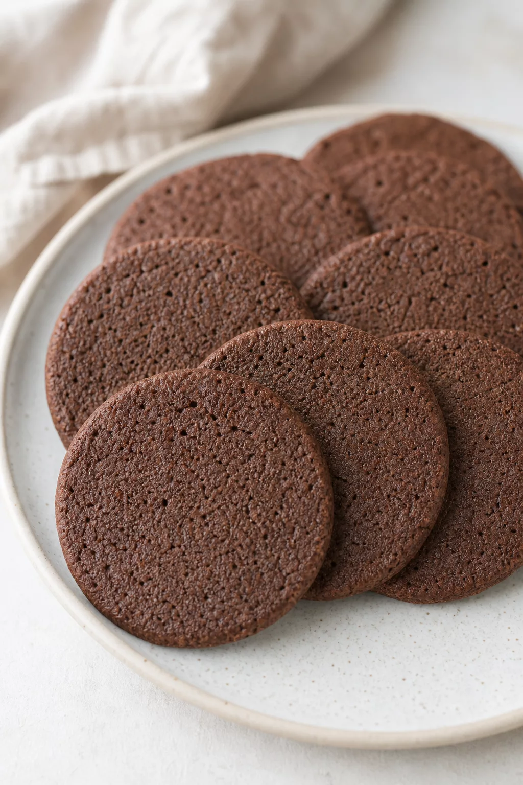Crispy Austrian Wafer Cookies served in a cozy home kitchen
